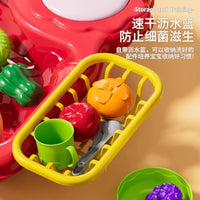 Kids Toy Dishwasher with Circulating Water and Play Kitchen Sink