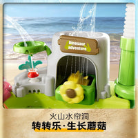 Electric Water Play Kitchen Toy with Dishwasher and Fishing Features