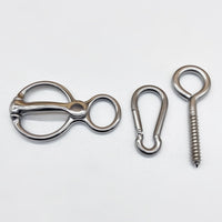 Stainless Steel Horse Rope Buckle Set of Three
