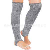 HPPE Level 5 Cut-Resistant Leg Guards for Garden and Glass Factory Work, Breathable and Comfortable
