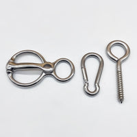 Stainless Steel Horse Rope Buckle Set of Three