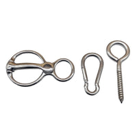 Stainless Steel Horse Rope Buckle Set of Three