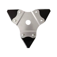 Manganese Steel Quenched Triangular Serrated Lawn Mower Blade, Thickened Garden Replacement Blade