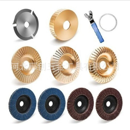 14-Piece Woodworking Grinding Disc Set for Angle Grinder