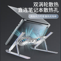 Laptop Cooler Stand with Dual Turbine Fans