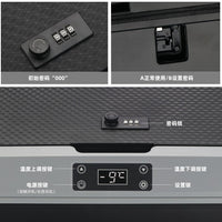 15L Truck Refrigerator Mini Fridge Portable Cooler Warmer 12V24V Outdoor Fridge
