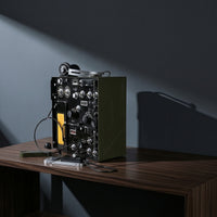 Radio Model with Headset Artisanal Decor Decorative for Bookshelf, Film Props