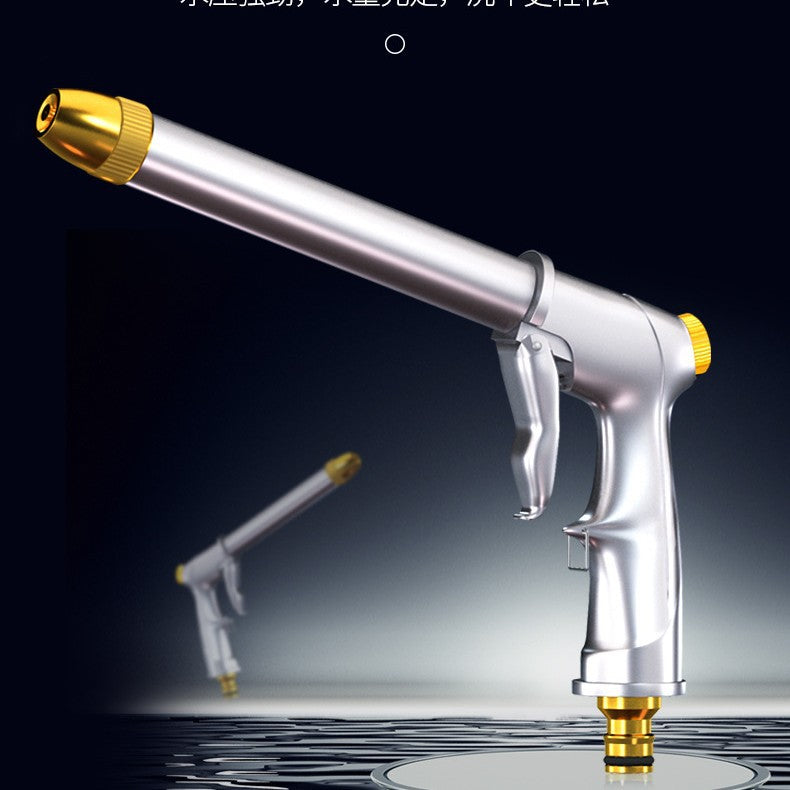 Household High-Pressure Car Washing Gun with Booster Nozzle and Hose