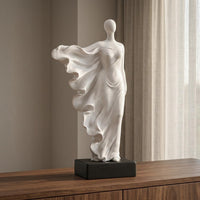 Abstract Woman Figurine Elegant Woman Sculpture Resin for Living Room