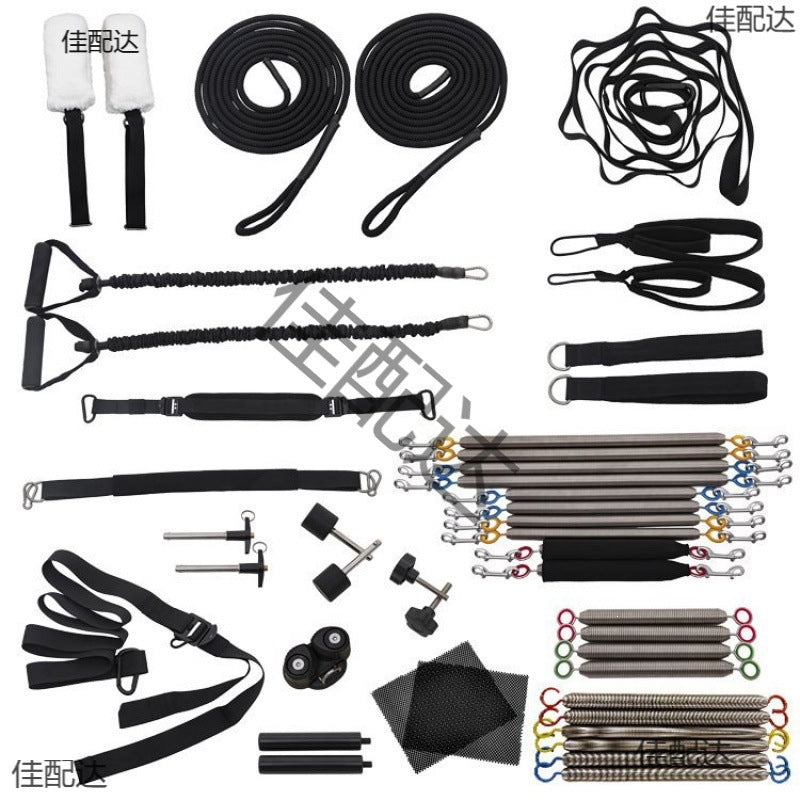Pilates Reformer Accessories Stability Chair Ladder Barrel High Rack Piano Steel Spring Rope Plush Ring Double Ring Strap