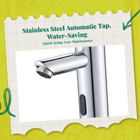 Touchless stainless steel faucet