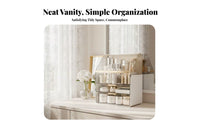 Desktop Makeup organizer with Drawers Clear View Design for Bathroom Counter