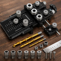Dowel Drilling Jig Kit Accurate Alignment Woodworking Tool Precision Positioning