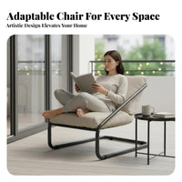 Upholstered Rocking Armchair Lazy Sofa for Living Room, Porch, Parents, Readers