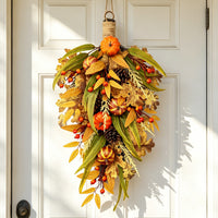 Autumn Pumpkin Berry Hanging Swag Decoration