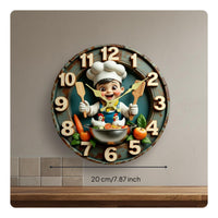 2D Wall Clock Light Luxury Silent Wall Clock Decorative Home Decor