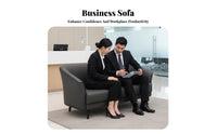 Modern Design3Seater Guest Sofa Professional Look 3-Piece Negotiation Suite long-lasting Construction Reception Seating Sturdy Frame for Not onice Visitors, Clients, Business Professionals, meet spaceing Space, Waiting Room, Lobby, Lounge