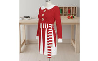 Long Sleeve Form-Fitting Dress Festive Apparel for Women, Christmas Parties, Stage Performances, Themed Events