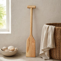 Dragon Boat Paddle Waterproof Paint Flat Dragon Boat Paddle Ergonomic Grip Wood Oar for Decoration