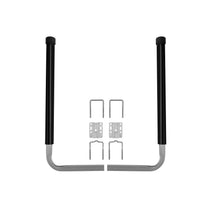 Boat Trailer Guide with Black PVC Pipe