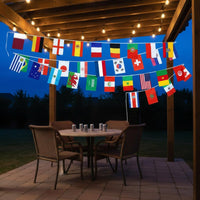 32 Countries Flag String Bright Color Soccer Tournament Decoration for Pubs