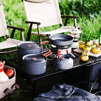 Folding Camping Cookware Set for Outdoor Picnics