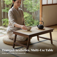 Folding Floor Table Portable Foldable Floor Desk Easy to Clean for Bay opening