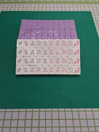 Custom Acrylic American Mahjong Tiles - 4-Layer Set in Dark Green