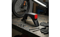 Long-Lasting Rear Mudguard Weather Resistant Scooter Mudguard Black Replacement Part Matte for Commuters