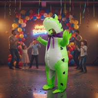 Inflatable Frog Costume Easy to Wear Amusing Amphibian Inflatable Outfit Waterproof Novelty Clothing for Adults, Halloween