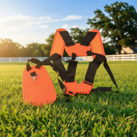 Double Shoulder Harness Padded Trimmer Strap with Waist Pad Adjustable for Farm