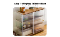 configurable Desk Organizer Multi-Tier Design Desk Hutch Space-Saving for vanity Top