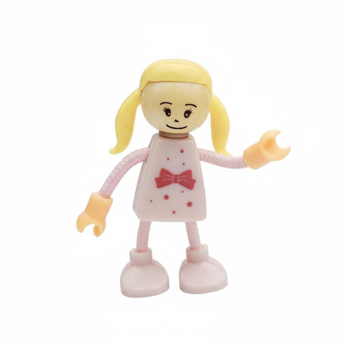 Poseable Doll Small Figure with Flexible Limbs Movable Toy for Photographers, Stop-Motion