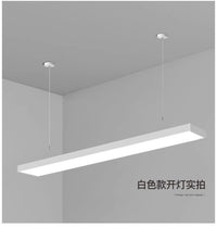 办公灯铝型材灯槽暗装嵌入式长条7cm条形灯10厘米15公分宽线型灯 嵌入式铁艺15cm宽一米价45瓦
