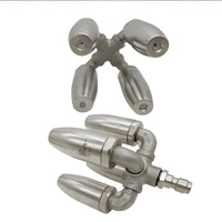 304 Stainless Steel Spray Nozzle Long-Lasting Metal Build for Garden Watering