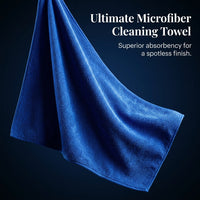 Microfiber Towel Cleaning, Super Absorbent Lightweight Detailing Cloth, Scratch Vehicle Interior Professional Cleaners Microfibre Black