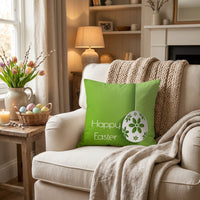 Easter Print Cushion Cover Soft Touch Pillowcase Sofa Throw Pillow Cover for Home, Living Room, Bedroom, Office