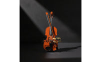 Violin Sculpture Metal Violin Ornament Freestanding Tabletop for Music Lovers, Living Room, Cafe