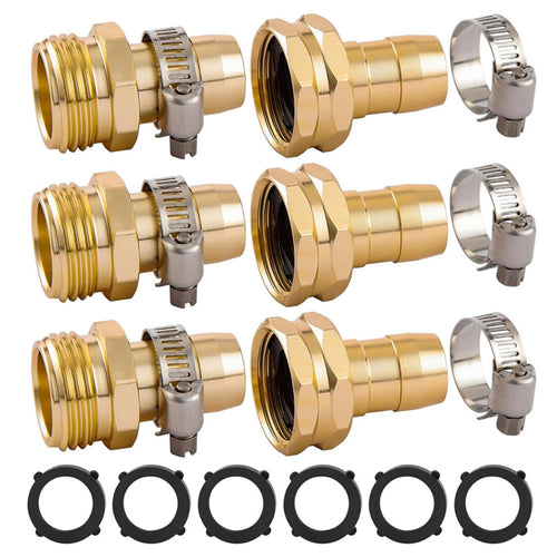 3 Pieces Garden Hose Ends Rustproof for Homeowners, Gardeners