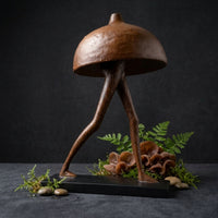 Fungi Figurine Sculptural Resin Figurine Textured for Cabinet, Art Collectors