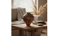 Rustic Minimalist Vase Centerpiece Vintage Flower Vase Stable Home Decor for Entryway