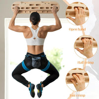 Wooden Climbing Fingerboard for Strength Training