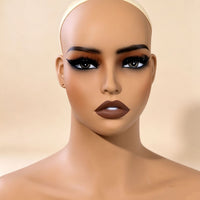 Cross-border Double-Shoulder Wig Mannequin Head European and American Head Model PVC Half-Body Model Head Necklace Jewelry Stand Mannequin