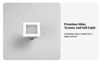 Zinc Alloy Construction LED Lamp Bracket Waterproof Ceiling Lamp Mounting Frame Adjustable Angle for Bathroom, Hotel, Retail Shop