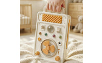 Child-Centered Busy Board with Fan Interactive Switch Board Toy Sensory Educational for Toddlers, Preschoolers, Kids, Home