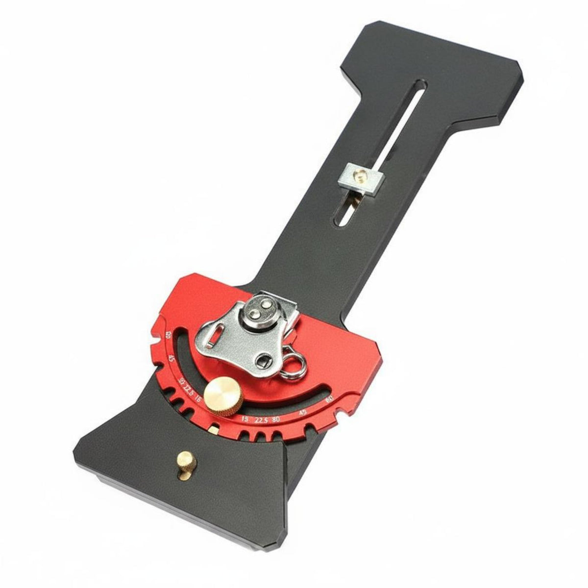 Track Saw Angle Fence Aluminum Alloy Carpentry Tool CNC Machined for Woodworkers