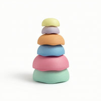 6 Pieces Foam Stepping Stones Set Stackable Balance Blocks Outdoor Play Equipment Indoor for Backyard
