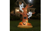 Outdoor Inflatable Tree Spooky Inflatable with LED Lights Inflate Yard Decoration Tall for Lawn