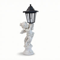 Solar Garden Lamp with Statue Outdoor for Patio, Courtyard