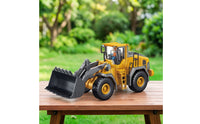 Wireless Control Loader Alloy Toy Loader with Front Scoop Construction Truck 2.4G Rechargeable for Children, Indoor Play